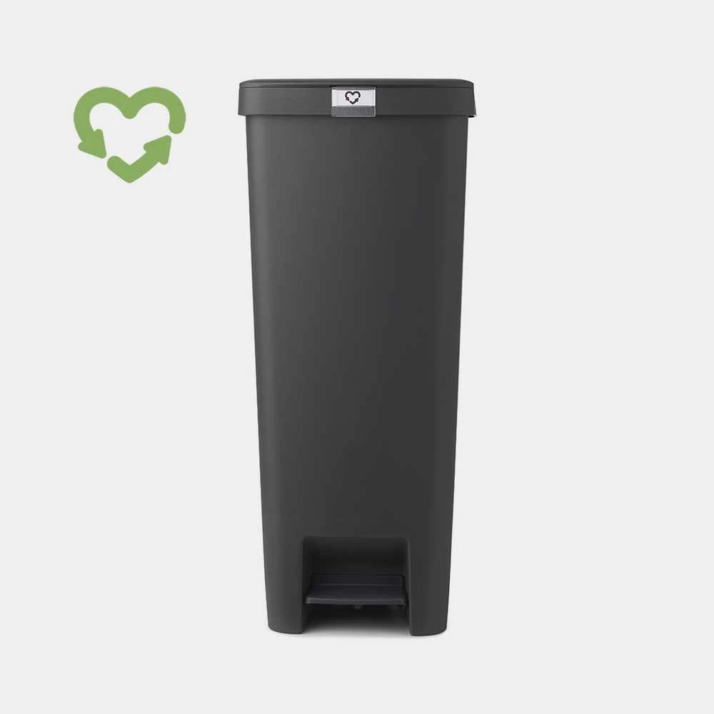 Brabantia 800023, 40 L, Kampinis, Pilkas, Pedalinis, 280 mm, 352 mm
