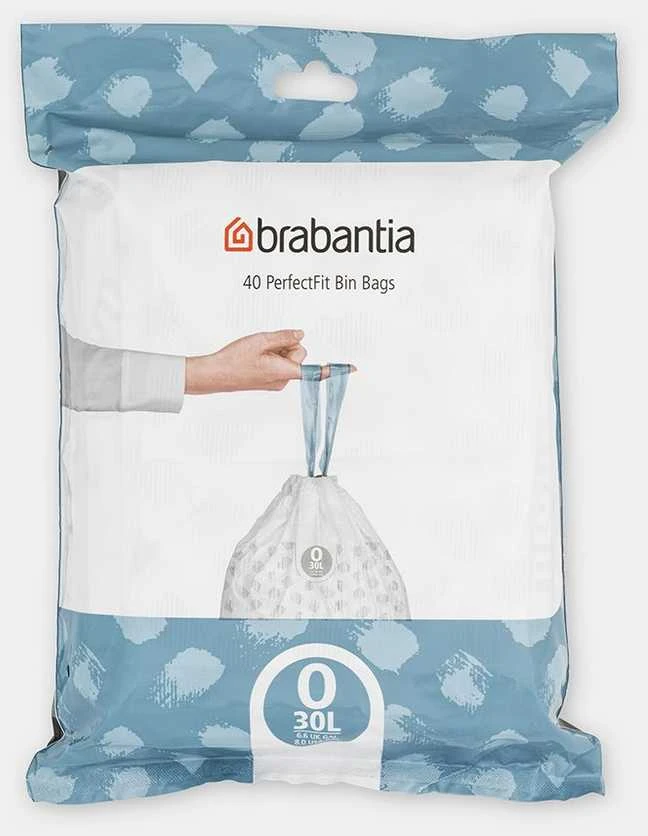 Brabantia Šiukšlių maišeliai O 30 l (dalytuve 40 maišelių)