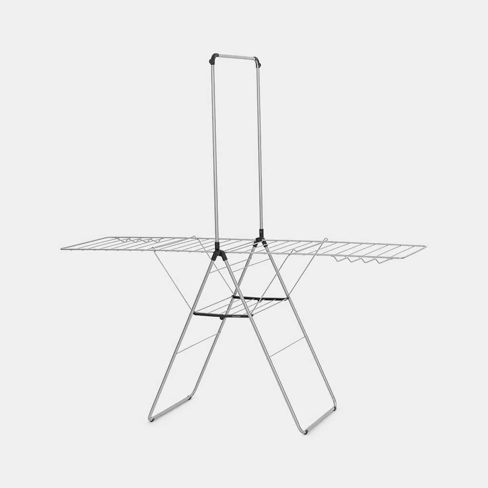 Brabantia HangOn skalbinių džiov., 25m + pakaba - Metallic Pilkas