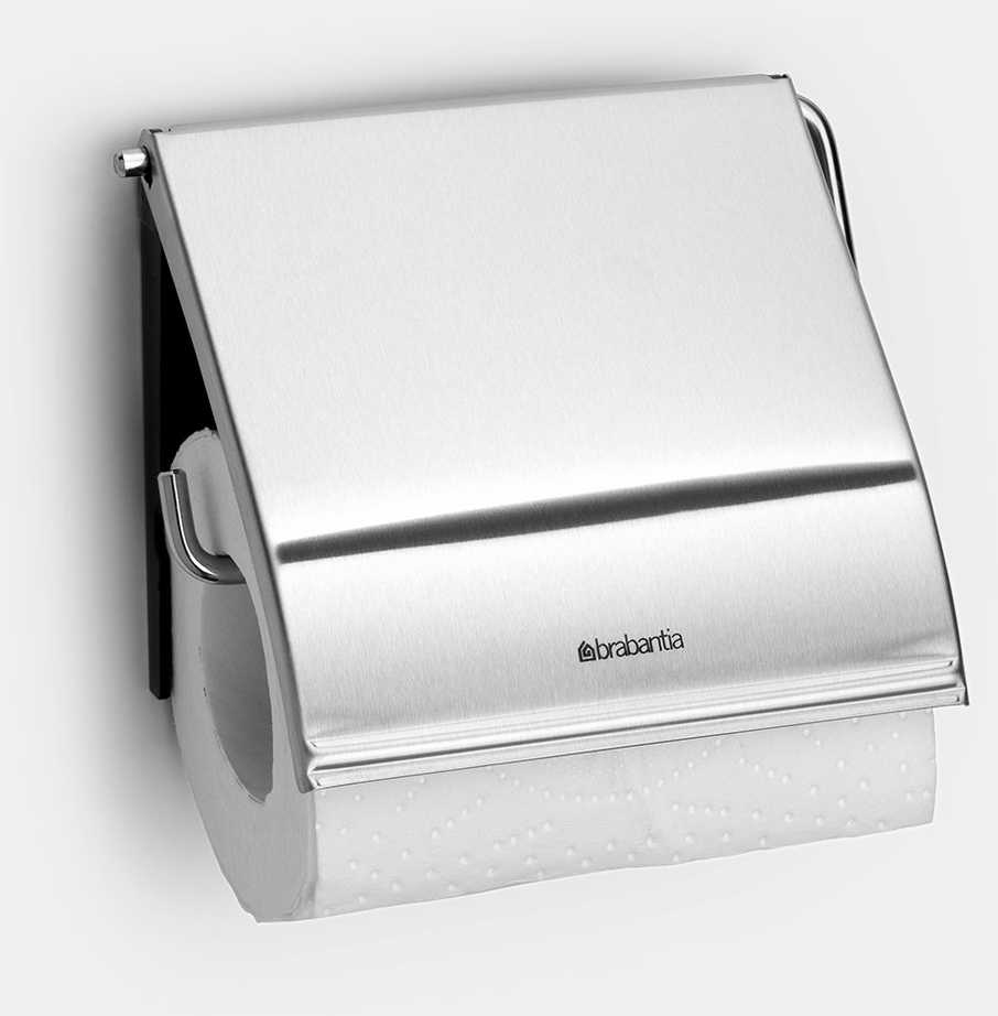 Brabantia Tualetinio popieriaus laikiklis Classic, matinio plieno