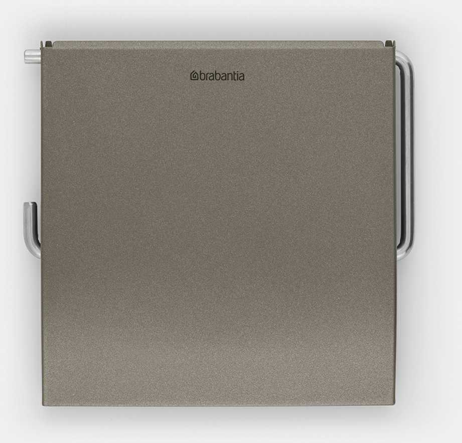 Brabantia tualetes papīra turētājs ReNew, platinum