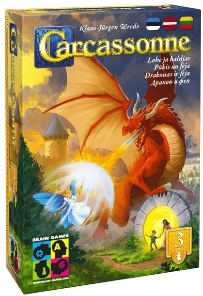 Hans Im Gluck Carcassonne exp 3: Dragon and Fairy (2025) | LT, LV, EE