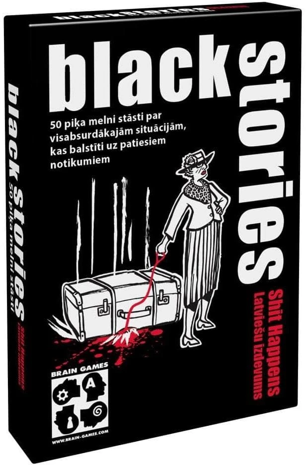 Kāršu spēle Brain Games Juodas Stories Shit Happens BRGBSSHLV, LV