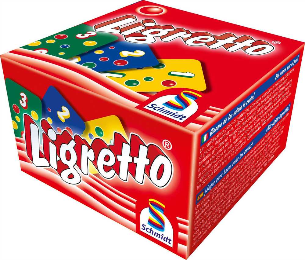 Brain Games Schmidt Spiele Ligretto raudona SCHMIDT - 169905