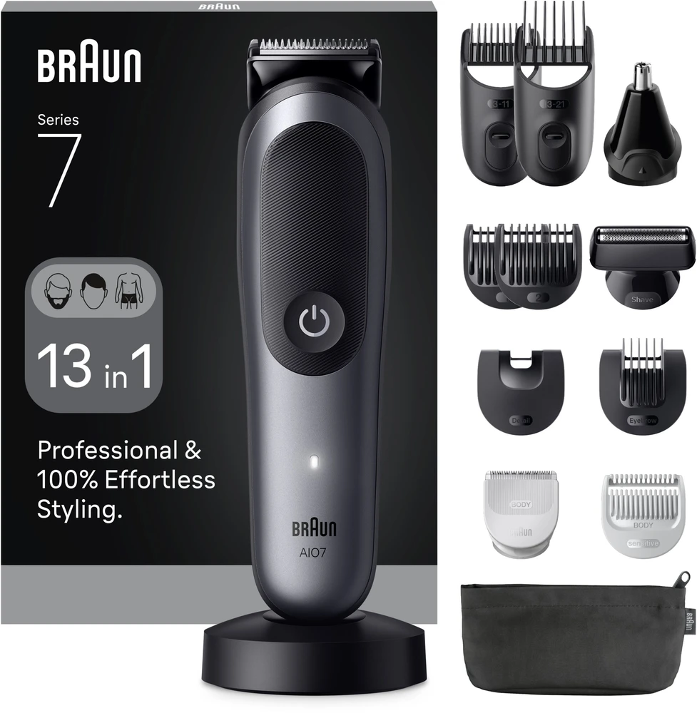 AIO7560 Braun Kirpimo Rinkinys Viskas Viename 13in1