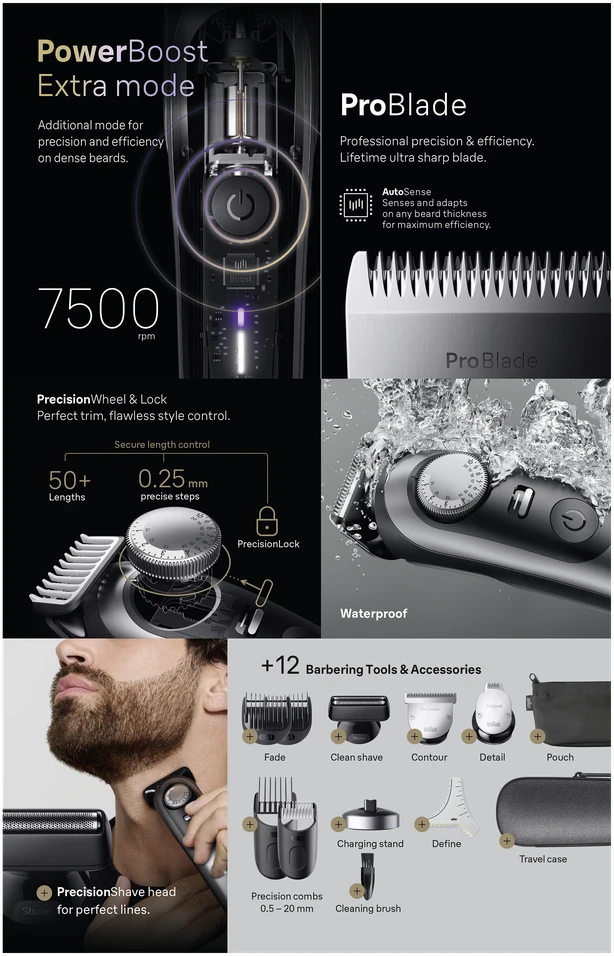 BT9560 Braun Barzdakirpė