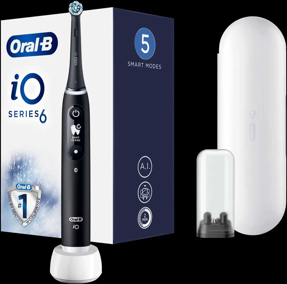 Braun Oral-B | Elektrinis dantų šepetėlis su Travel Case | Pro Series 1 | Įkraunamas | Suaugusiems | Šepetėlių skaičius galvutės įeina 1 | Number of teeth brushing modes 3 | Caribbean Mėlyna