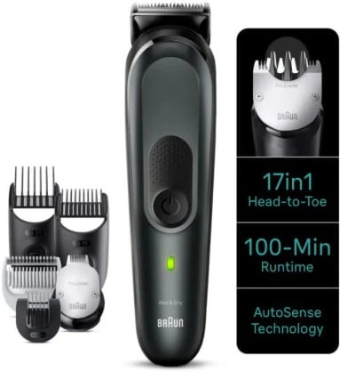 MGK7491 Braun Kirpimo Rinkinys Viskas Viename 17in1