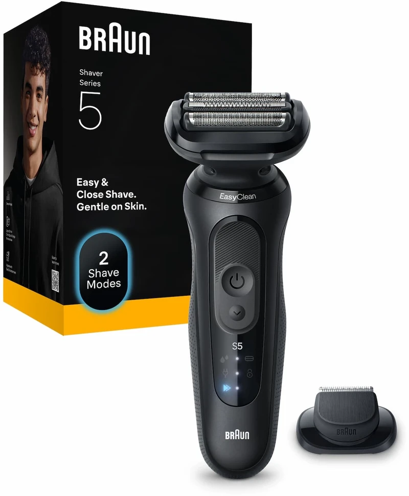 Barzdaskutė Braun Series 5 52-N1200S, li-ion, juoda