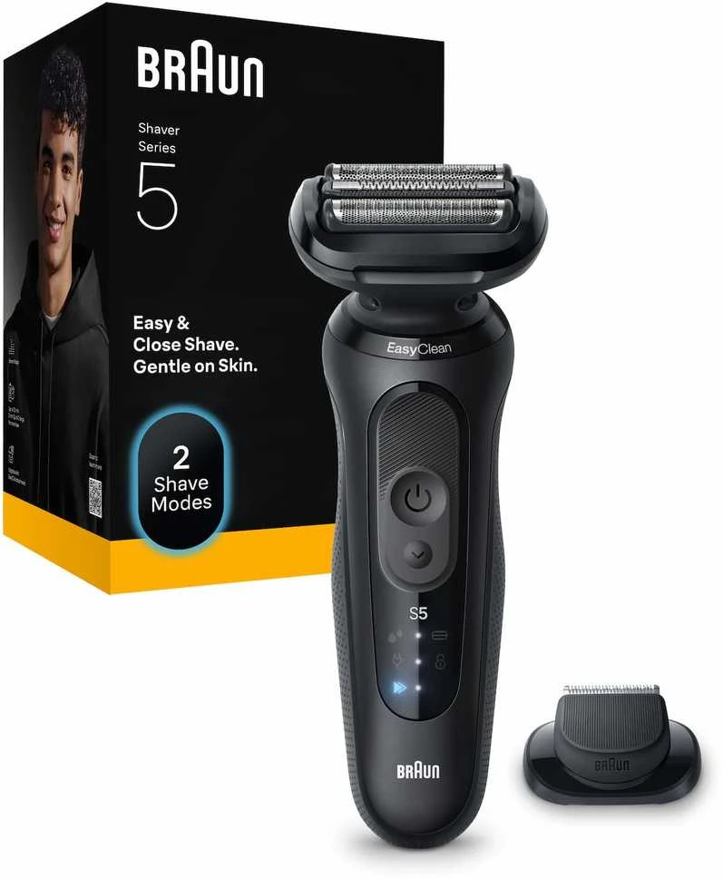 Barzdaskutė Braun Series 5 52-N1200S, li-ion, juoda