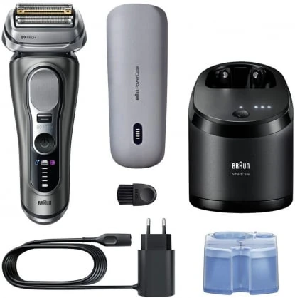Barzdaskutė „Braun Series 9 PRO+“ elektrinis skustuvas – grafito spalvos – 9675CC