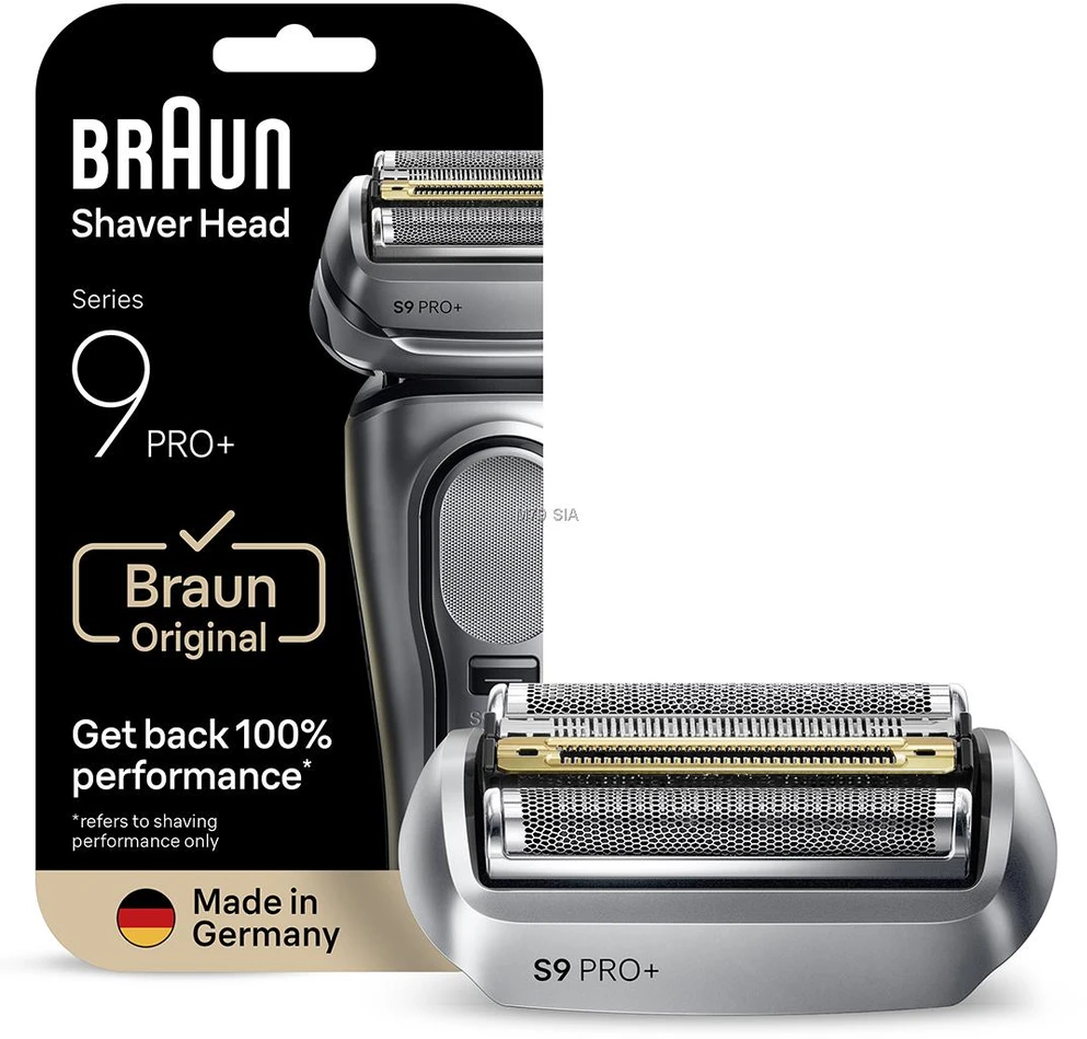 Braun 96M Shaver Replacement Head Series 9 Pro+, Sidabrinis