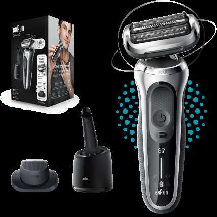Braun 71-S7200cc barzdaskutė Series 7 360° Flex, AutoSence