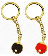 Tibhar Keyring mini bat red/auksinis