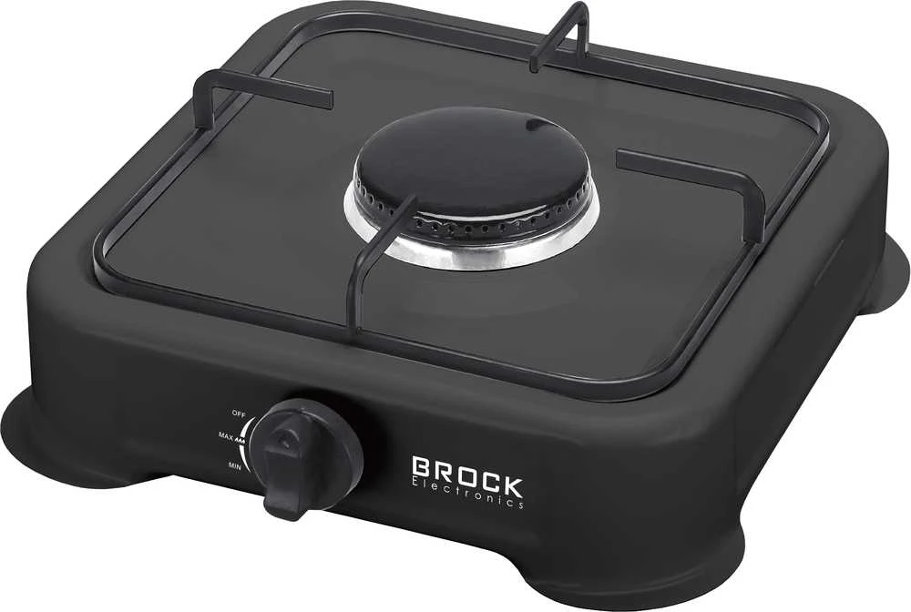 Brock Vieno degiklio dujinė viryklė GS2001BK Brock juoda