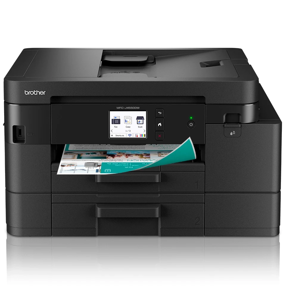 Spausdintuvas Brother | daugiafunkcis įrenginys | MFC-J4550DW | Inkjet | Spalvotas | All-in-one | A4 | Wi-Fi | Juodas
