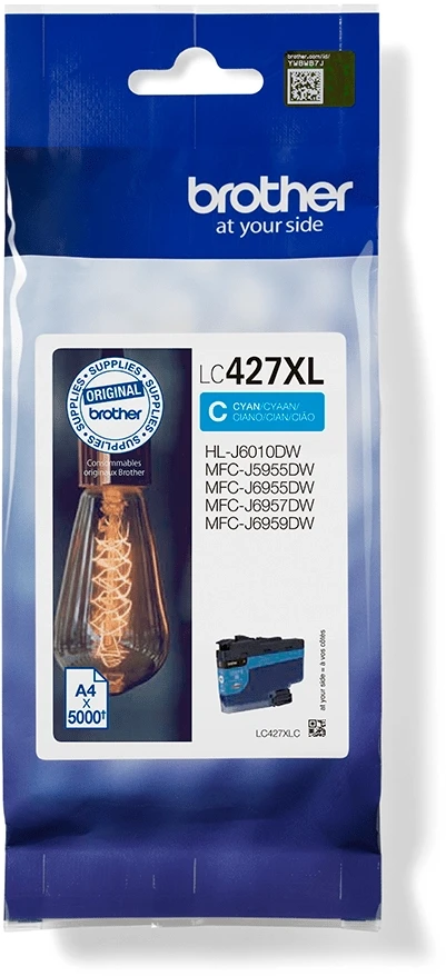 BROTHER LC427XLC CYAN, 5,000 PAGES