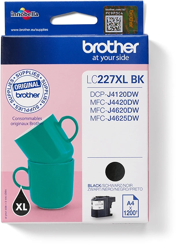 Brother Brolis LC-227XLBK | Rašalo kasetė | Juodas