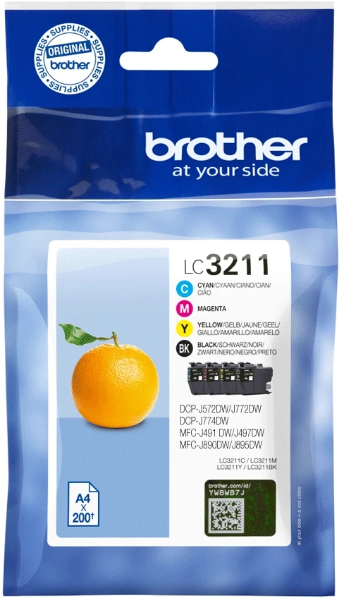 BROTHER LC3211VALDR VALUE PACK (LC3211 BK/C/M/Y)
