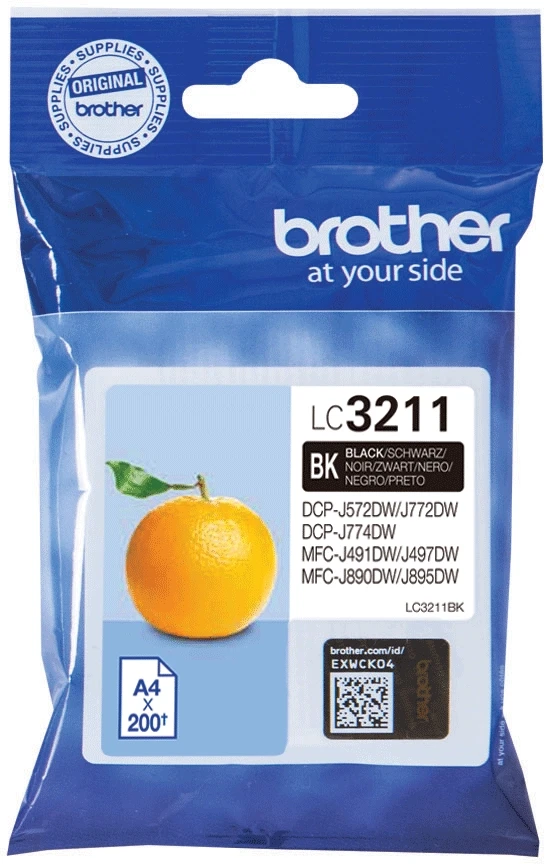 Brother LC3211BK | Inkjet cartridge | Juodas