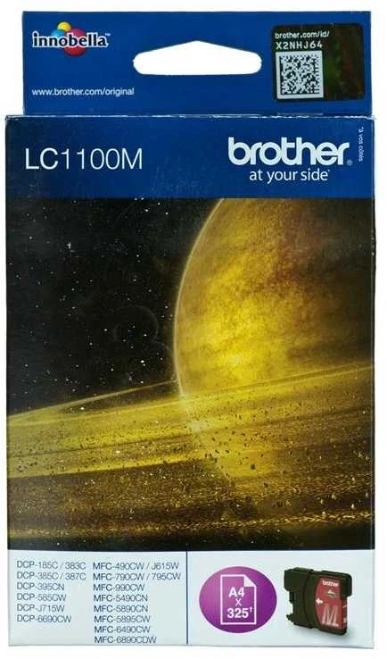 BROTHER LC-1100M TONERIS MAGENTA 325P