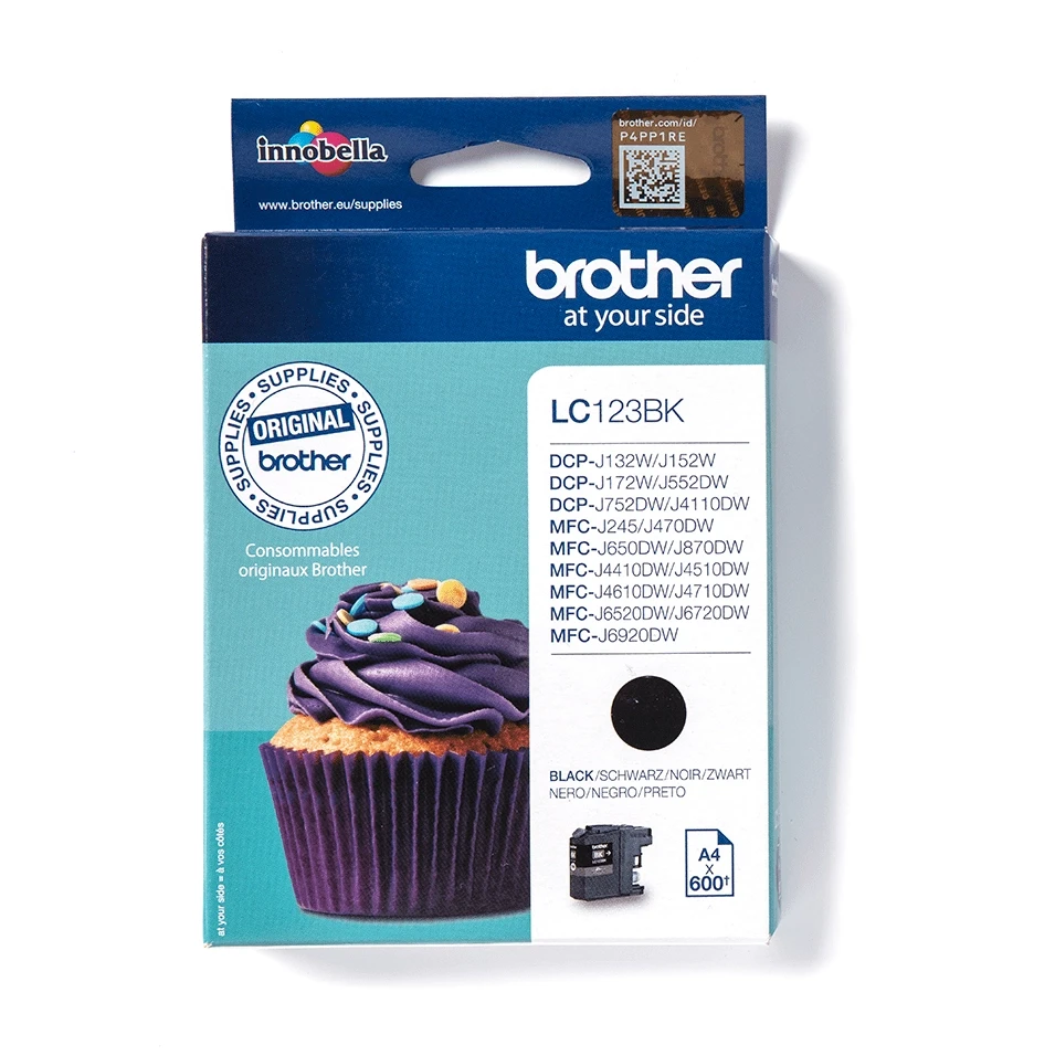 Brother LC123BK | Ink Cartridge | Juodas