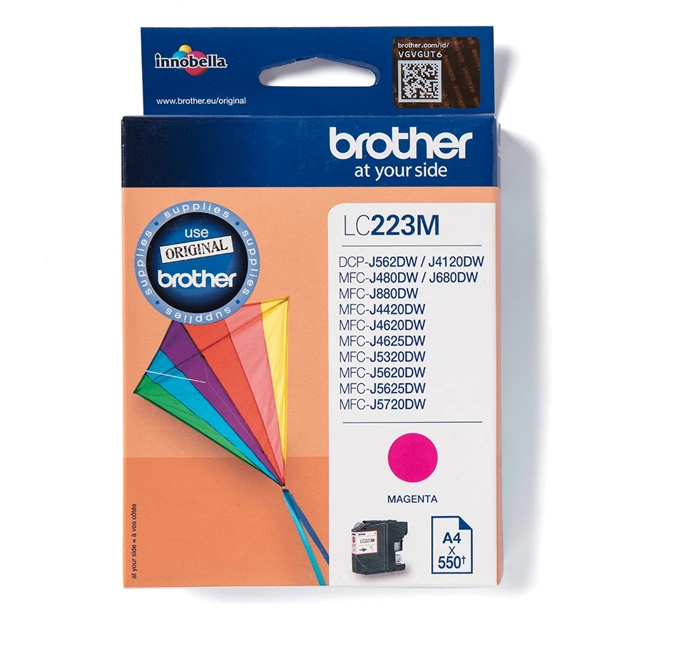 Brother LC-223M | Rašalo kasetė | Magenta