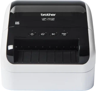 BROTHER QL-1100C stalinis etikečių termospausdintuvas, USB, 10,36 cm