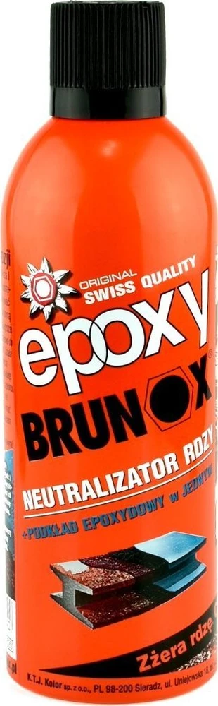 Brunox Rūdžių neutralizatorius, gruntas Brunox (EPOKSIDINIAI PURŠKIKLIAI 400 ml) universalus