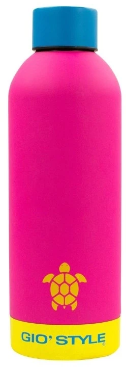 Gio`style Fluo Bottle 0.5L assorted pink/yellow/žalias/mėlynas
