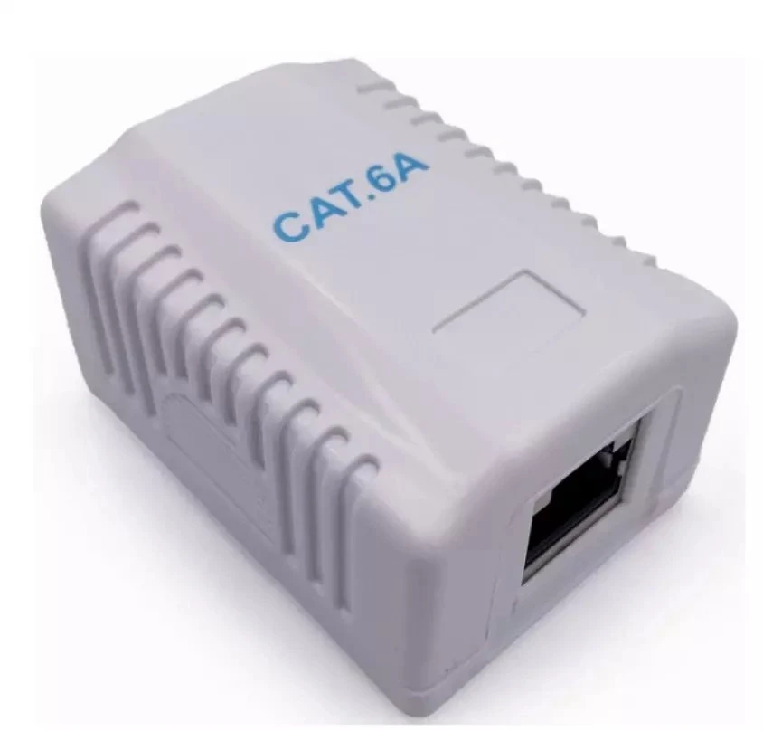 GEMBIRD CAT6A FTP vieno lizdo paviršinio montavimo dėžutė