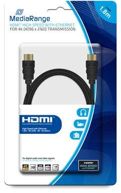 CABLE HDMI-HDMI 1.8M/MRCS156 MEDIARANGE