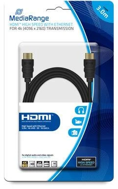 CABLE HDMI-HDMI 3M/MRCS157 MEDIARANGE
