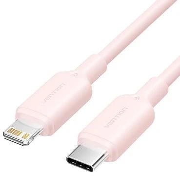 CABLE USB-C TO LIGHTNING/1M Rožinis LAKPF VENTION