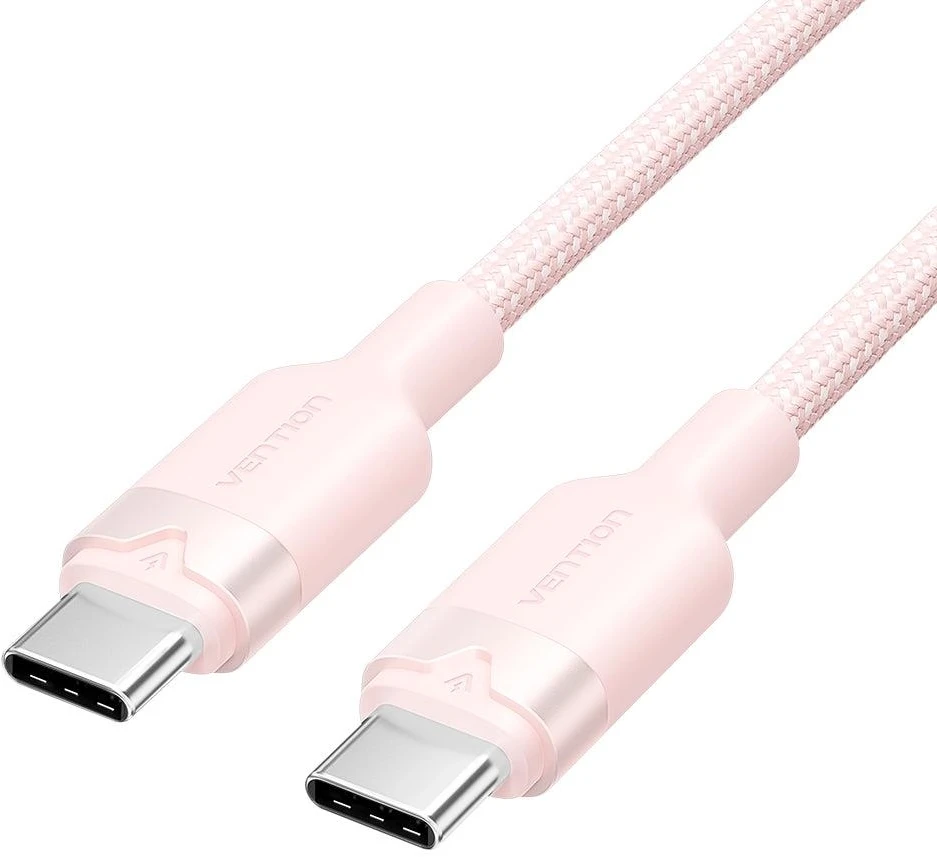 Kabelis USB Vention USB-C - USB-C 1 m Rožinė (TRDPF)