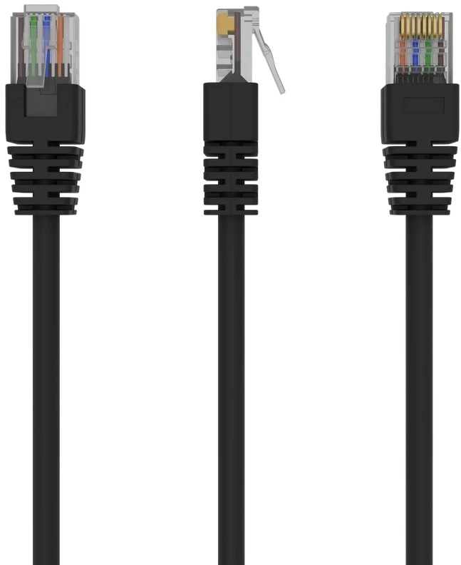 Gembird Cablexpert | Komutacinis laidas | UTP | Juodas RJ45 | RJ45