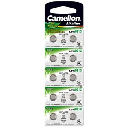 Camelion AG13/LR44/357, Alkaline Buutonc