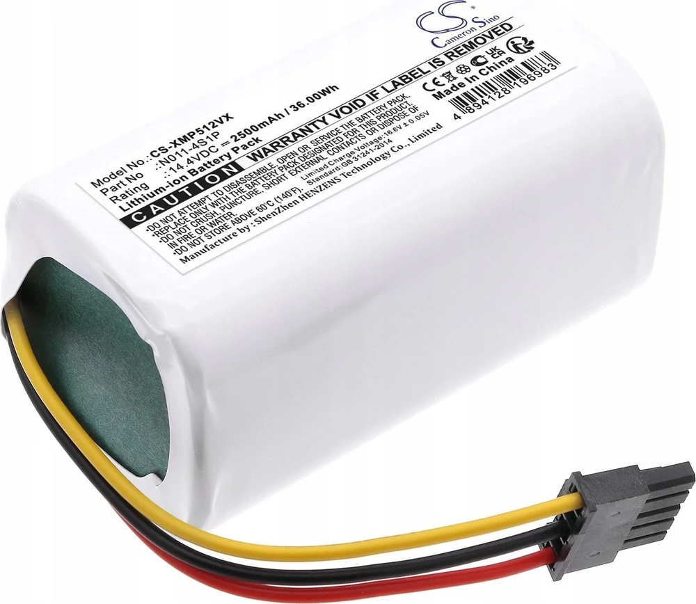 Cameron Sino Akumuliatorius Bateria 260V-4S1P N011-4S1P do Xiaomi Mi Robot vakuuminis Mop 2 Lite / CS-XMP512VX