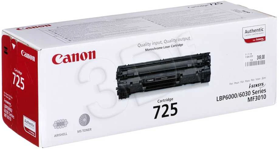 Canon 725 | Toneris Cartridge | Juodas