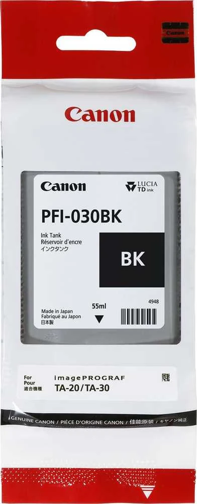 Canon PFI-030BK (3489C001) Rašalinė kasetė, Juoda