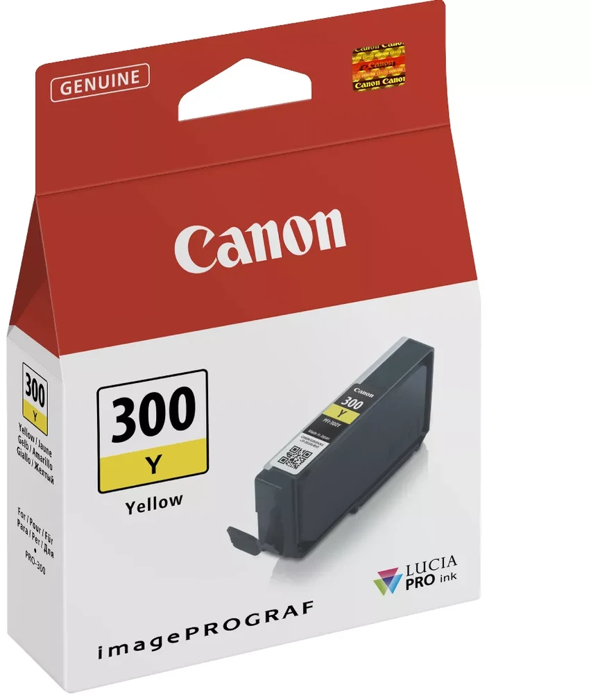 Canon PFI-300 Y geltona