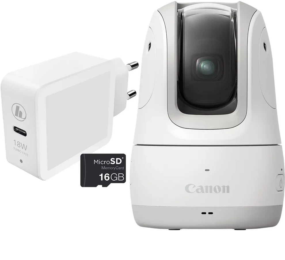 „Canon Compact Concept Camera Essential Kit PowerShot PX 1× USB Type-C“, 11,7 MP, optinis priartinimas 3 x, skaitmeninis priartinimas 4 x, „Wi-Fi“, vaizdo įrašymas, „Baltas“