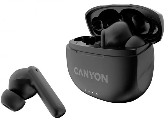 Belaidės ausinės Canyon TWS-8 ENC, Juodos spalvos