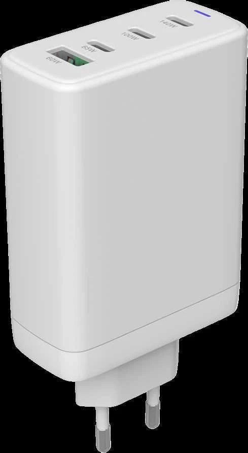 CANYON įkroviklis CU140ACC GaN 150W 3xPD 1xQC EU Baltas