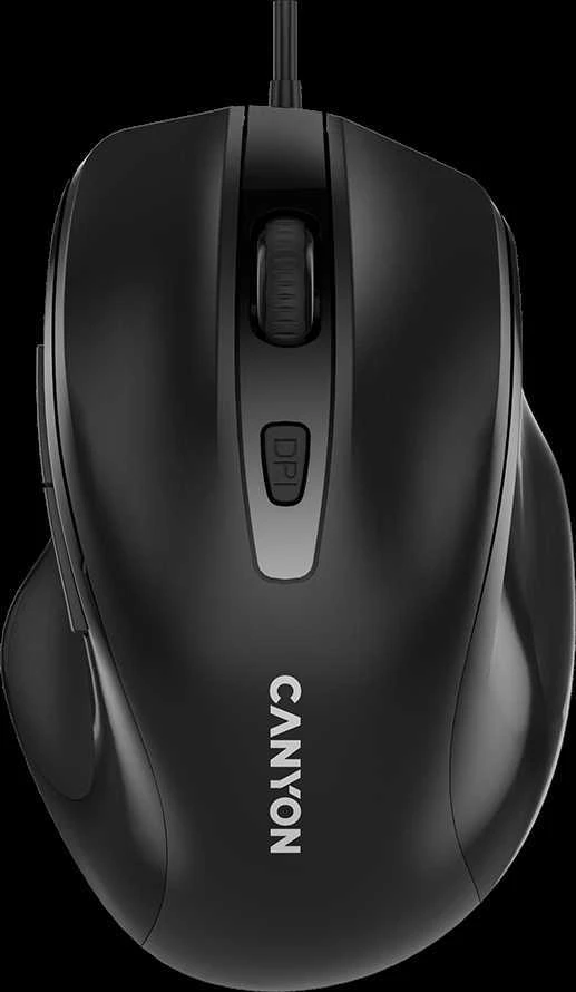 CANYON pelė M-6 su laidu Juodas