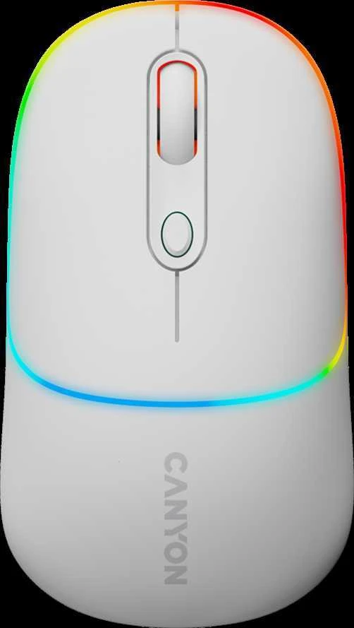 CANYON pelė MW-26 LCD tyli dvigubo režimo belaidė rožinė