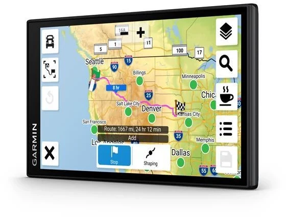 Sunkvežimių palydovinė navigacija Garmin dēzl LGV610 6" su „Live Traffic“