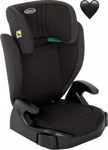 Automobilinė kėdutė Graco Junior Maxi R129, Juodos spalvos