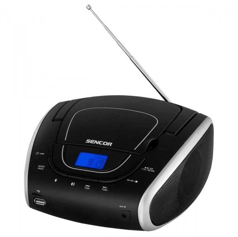 nešiojamas Sencor radijo imtuvas su antena