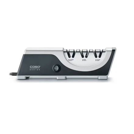 Caso 01710 Electric peilis sharpener, 18W, Sidabrinis/Juodas